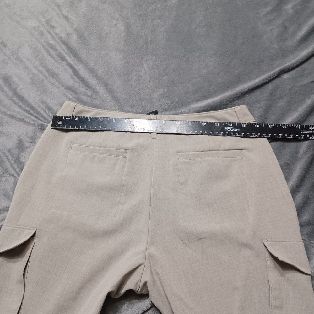 New York & Co Womens Slim Tapered Cargo Pants Size 6‎ Gray Mid Rise Stretch - Picture 4 of 13